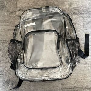 Clear backpack